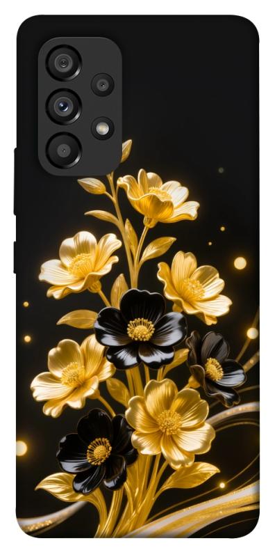 Чехол itsPrint Golden shine для Samsung Galaxy A53 5G, цветы, купить оптом с доставкой