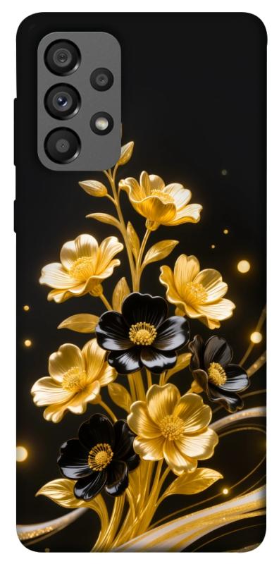 Чехол itsPrint Golden shine для Samsung Galaxy A73 5G, цветы, купить оптом с доставкой