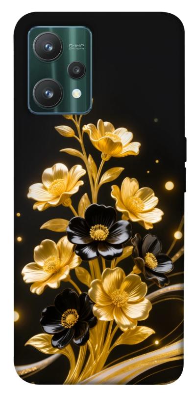 Чехол itsPrint Golden shine для Realme 9 Pro, цветы, купить оптом с доставкой