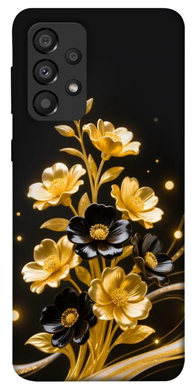 Чехол itsPrint Golden shine для Samsung Galaxy A33 5G, цветы, купить оптом с доставкой