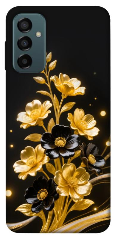 Чехол itsPrint Golden shine для Samsung Galaxy M23 5G, цветы, купить оптом с доставкой