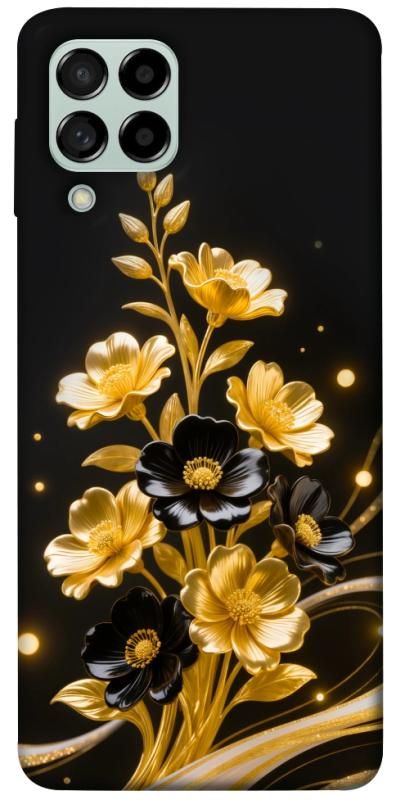 Чехол itsPrint Golden shine для Samsung Galaxy M53 5G, цветы, купить оптом с доставкой