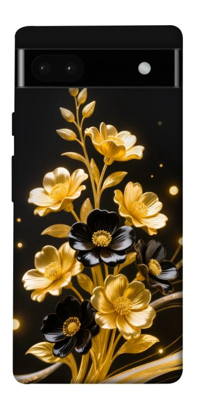 Чехол itsPrint Golden shine для Google Pixel 6a, цветы, купить оптом с доставкой