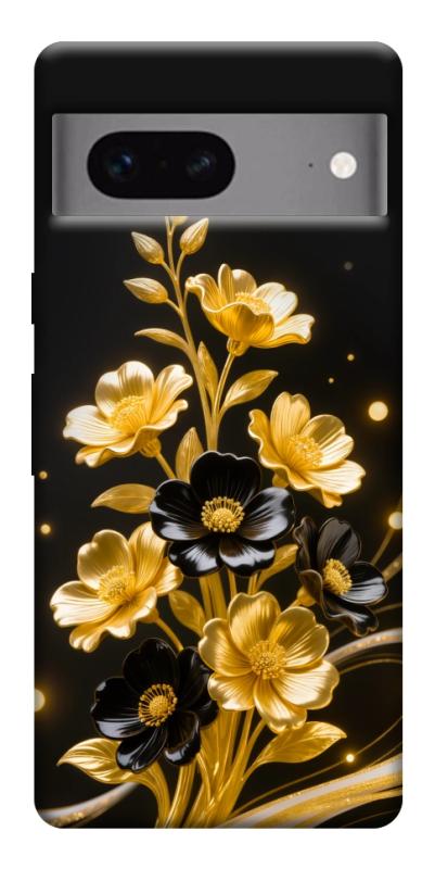 Чехол itsPrint Golden shine для Google Pixel 7, цветы, купить оптом с доставкой