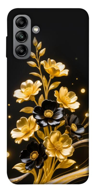 Чехол itsPrint Golden shine для Samsung Galaxy A04s, цветы, купить оптом с доставкой