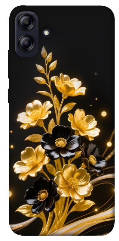 Чехол itsPrint Golden shine для Samsung Galaxy A04e, цветы, купить оптом с доставкой