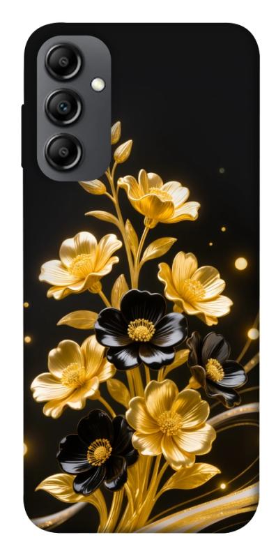 Чехол itsPrint Golden shine для Samsung Galaxy A14 4G/5G, цветы, купить оптом с доставкой