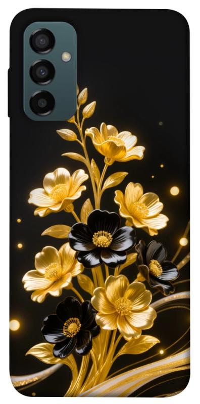 Чехол itsPrint Golden shine для Samsung Galaxy M14 5G, цветы, купить оптом с доставкой