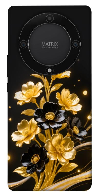 Чехол itsPrint Golden shine для Huawei Magic5 Lite, цветы, купить оптом с доставкой