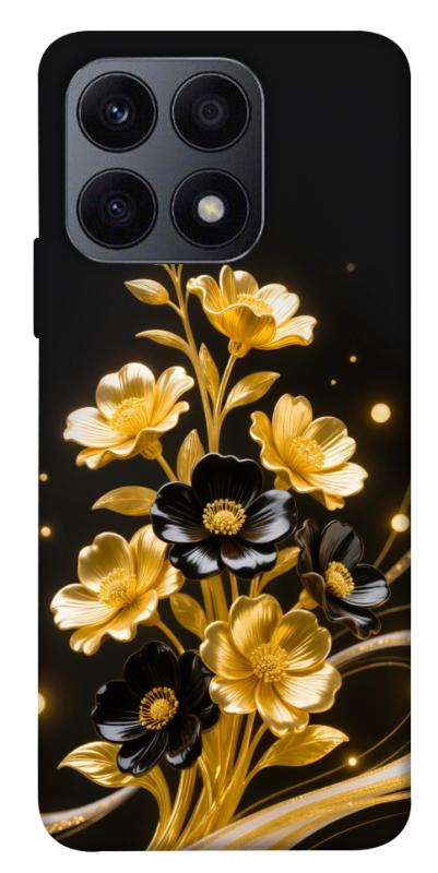 Чехол itsPrint Golden shine для Huawei Honor X8a, цветы, купить оптом с доставкой