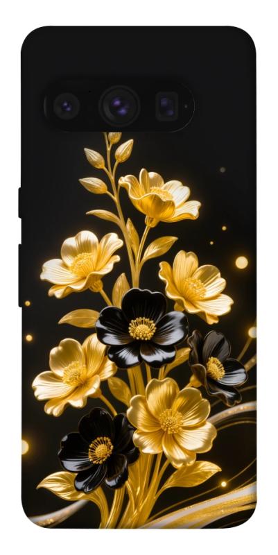 Чехол itsPrint Golden shine для Google Pixel 8 Pro, цветы, купить оптом с доставкой