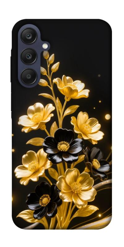 Чехол itsPrint Golden shine для Samsung Galaxy A25 5G, цветы, купить оптом с доставкой