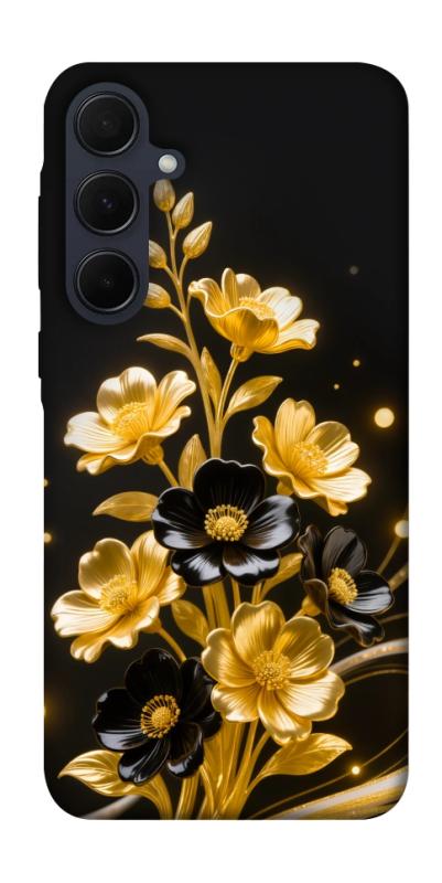 Чехол itsPrint Golden shine для Samsung Galaxy A35, цветы, купить оптом с доставкой