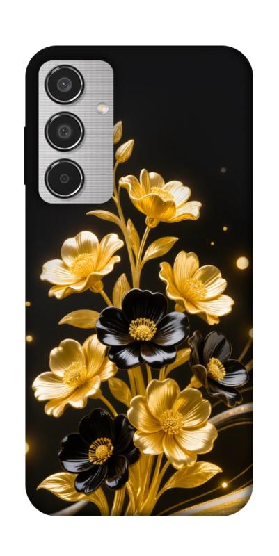 Чехол itsPrint Golden shine для Samsung Galaxy M35 5G, цветы, купить оптом с доставкой