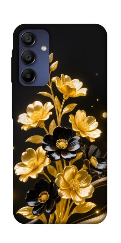 Чехол itsPrint Golden shine для Samsung Galaxy A16 5G, цветы, купить оптом с доставкой