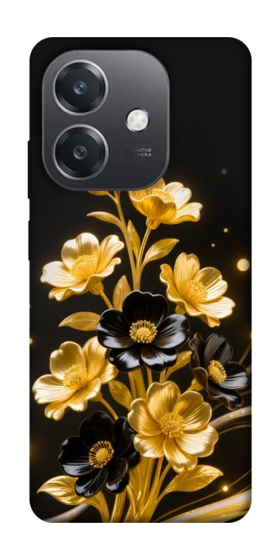 Чехол itsPrint Golden shine для Oppo A3 4G, цветы, купить оптом с доставкой
