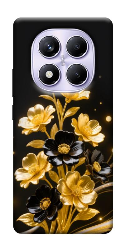 Чохол itsPrint Golden shine для Xiaomi Redmi Note 14 Pro 4G, квіти, купити оптом з доставкою