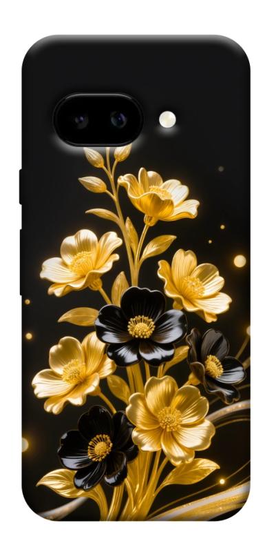 Чехол itsPrint Golden shine для Google Pixel 9a, цветы, купить оптом с доставкой