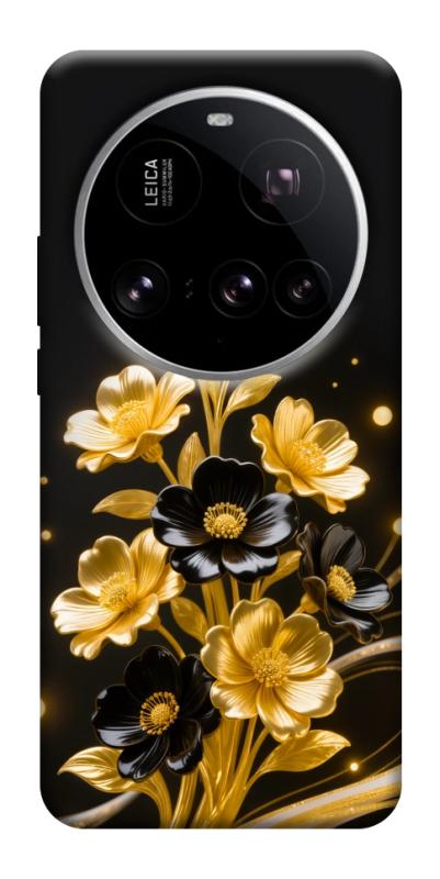 Чехол itsPrint Golden shine для Xiaomi 15 Ultra, цветы, купить оптом с доставкой