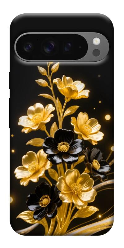 Чехол itsPrint Golden shine для Google Pixel 10 Pro XL, цветы, купить оптом с доставкой