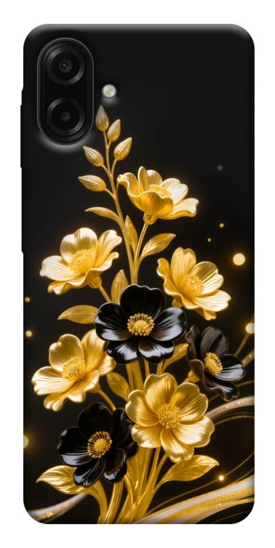 Чехол itsPrint Golden shine для Samsung Galaxy A07, цветы, купить оптом с доставкой