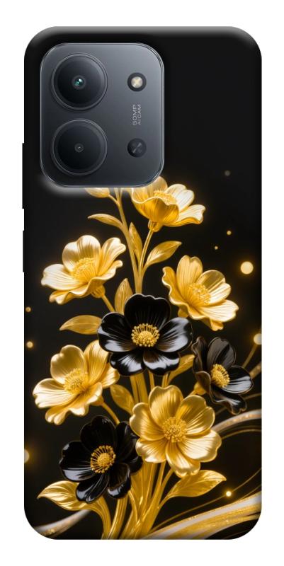 Чехол itsPrint Golden shine для Xiaomi Redmi 15C (EU), цветы, купить оптом с доставкой