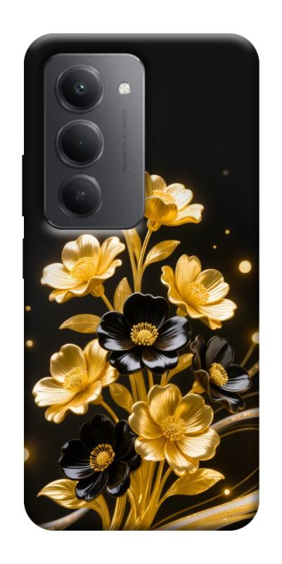 Чехол itsPrint Golden shine для Xiaomi Redmi 15 (Global), цветы, купить оптом с доставкой
