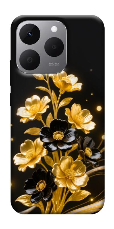 Чехол itsPrint Golden shine для Realme 15T, цветы, купить оптом с доставкой