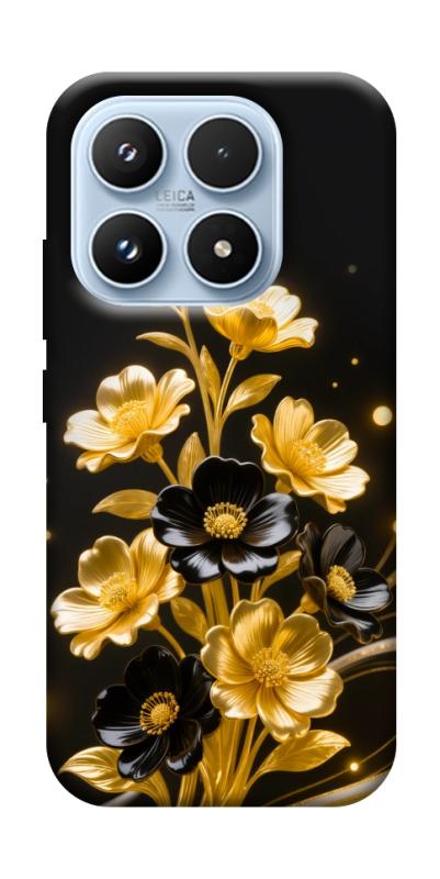 Чехол itsPrint Golden shine для Xiaomi 17 Pro, цветы, купить оптом с доставкой