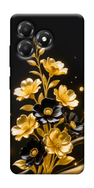 Чохол itsPrint Golden shine для ZTE Blade A36, квіти, купити оптом з доставкою