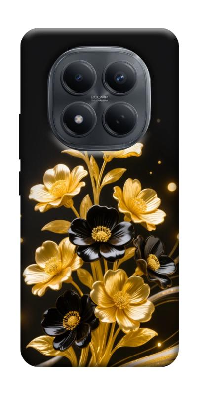 Чехол itsPrint Golden shine для Xiaomi Redmi Note 15 Pro 4G, цветы, купить оптом с доставкой
