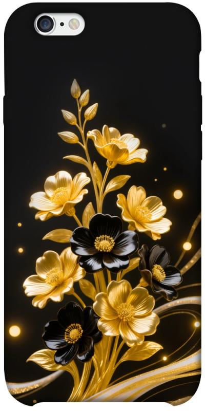 Чехол itsPrint Golden shine для Apple iPhone 6/6s plus (5.5"), цветы, купить оптом с доставкой