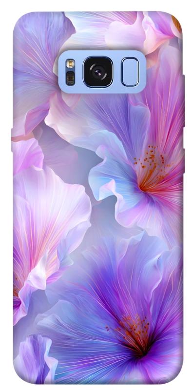 Чехол itsPrint Light purple для Samsung G950 Galaxy S8, цветы, купить оптом с доставкой