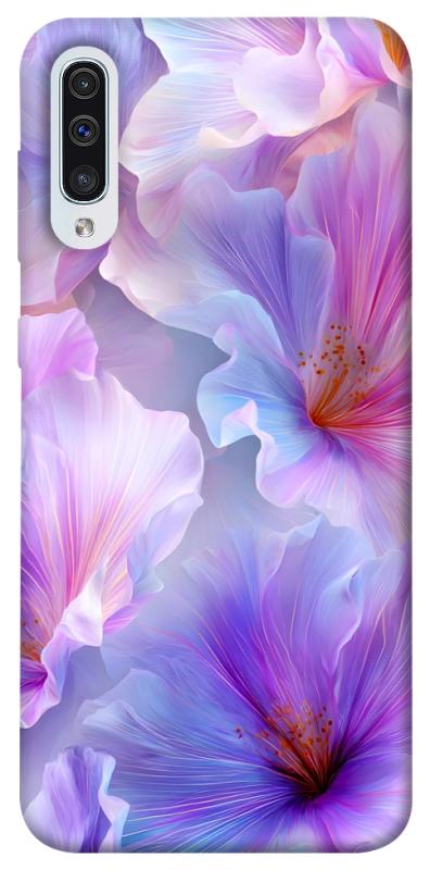 Чехол itsPrint Light purple для Samsung Galaxy A50 (A505F) / A50s / A30s, цветы, купить оптом с доставкой