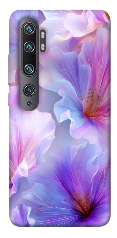 Чехол itsPrint Light purple для Xiaomi Mi Note 10 / Note 10 Pro / Mi CC9 Pro, цветы, купить оптом с доставкой