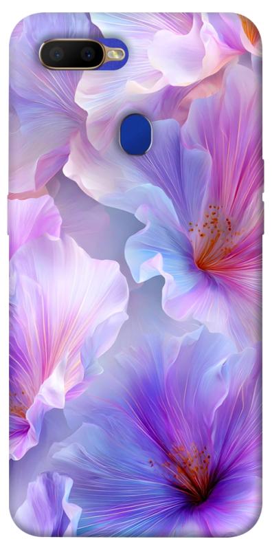Чехол itsPrint Light purple для Oppo A5s / Oppo A12, цветы, купить оптом с доставкой