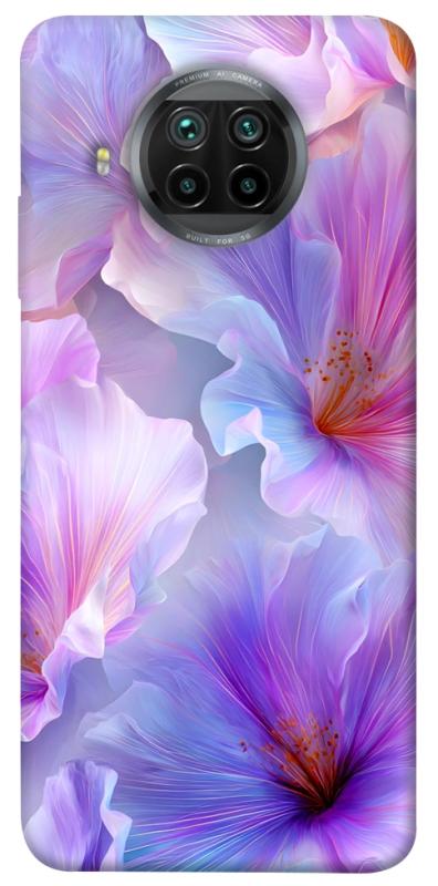 Чехол itsPrint Light purple для Xiaomi Mi 10T Lite / Redmi Note 9 Pro 5G, цветы, купить оптом с доставкой