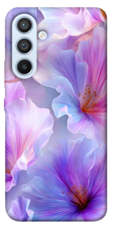 Чехол itsPrint Light purple для Samsung Galaxy A54 5G, цветы, купить оптом с доставкой