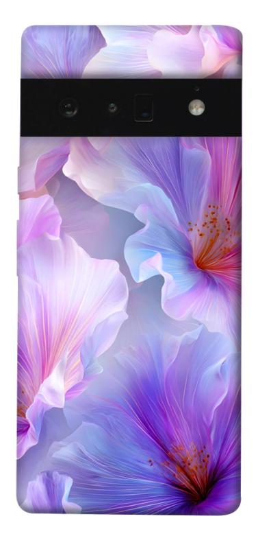Чохол itsPrint Light purple для Google Pixel 6 Pro, квіти, купити оптом з доставкою
