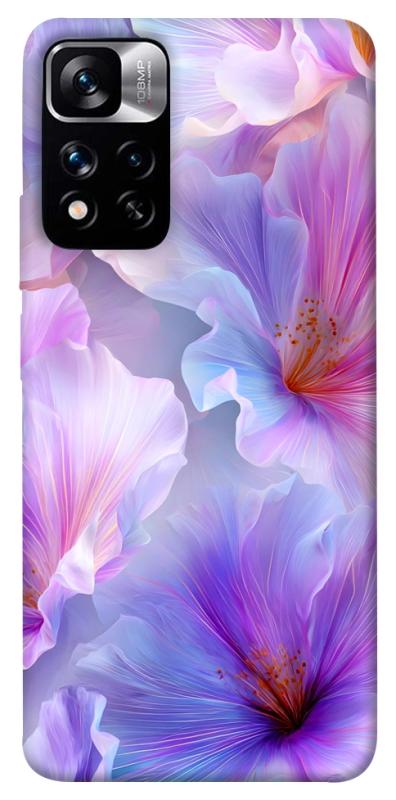 Чохол itsPrint Light purple для Xiaomi Poco M4 Pro 5G, квіти, купити оптом з доставкою