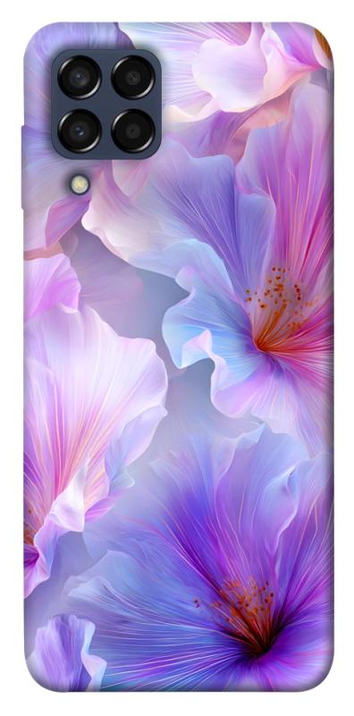 Чехол itsPrint Light purple для Samsung Galaxy M33 5G, цветы, купить оптом с доставкой