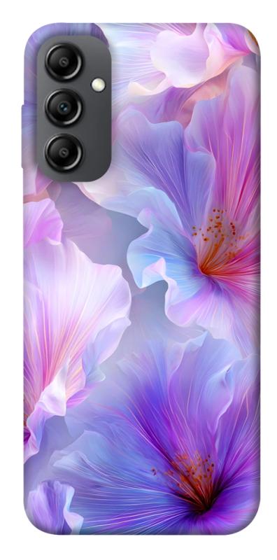 Чехол itsPrint Light purple для Samsung Galaxy A14 4G/5G, цветы, купить оптом с доставкой