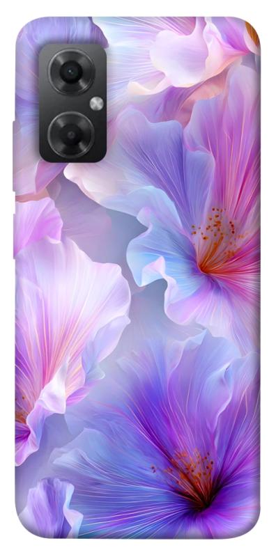 Чехол itsPrint Light purple для Xiaomi Redmi Note 11R, цветы, купить оптом с доставкой