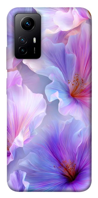 Чехол itsPrint Light purple для Xiaomi Redmi Note 12S, цветы, купить оптом с доставкой