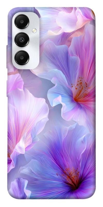 Чехол itsPrint Light purple для Samsung Galaxy A05s, цветы, купить оптом с доставкой