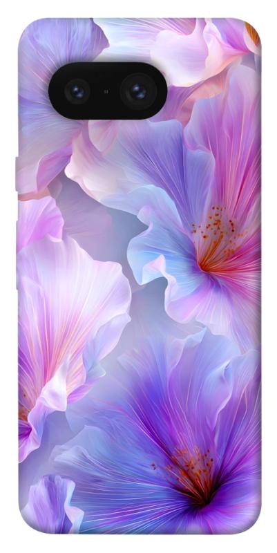Чохол itsPrint Light purple для Google Pixel 8, квіти, купити оптом з доставкою