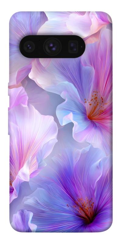 Чохол itsPrint Light purple для Google Pixel 8 Pro, квіти, купити оптом з доставкою