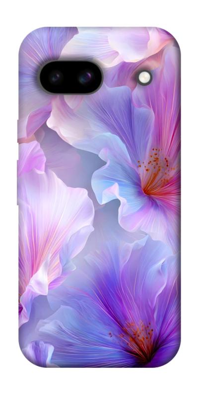Чехол itsPrint Light purple для Google Pixel 8a, цветы, купить оптом с доставкой