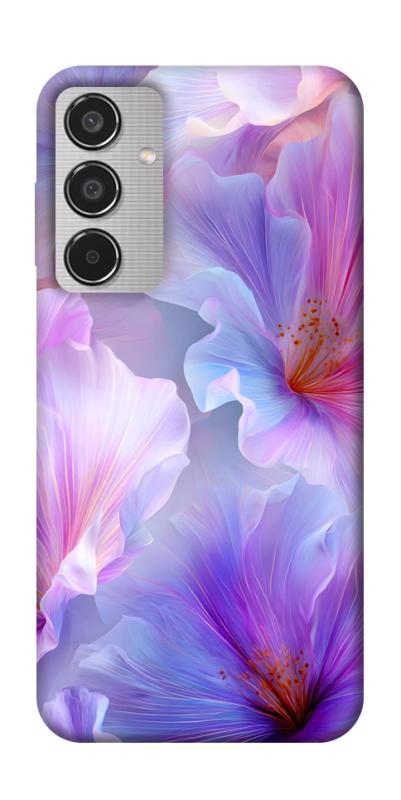 Чехол itsPrint Light purple для Samsung Galaxy M35 5G, цветы, купить оптом с доставкой