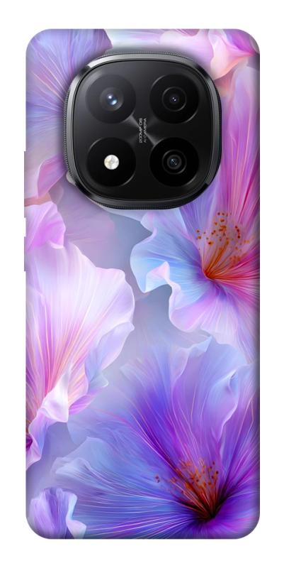 Чехол itsPrint Light purple для Xiaomi Redmi Note 14 Pro+ 5G, цветы, купить оптом с доставкой